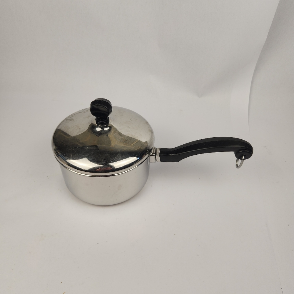 Vintage Farberware 1 Qt Aluminum Clad Sauce Pan Pot With Lid